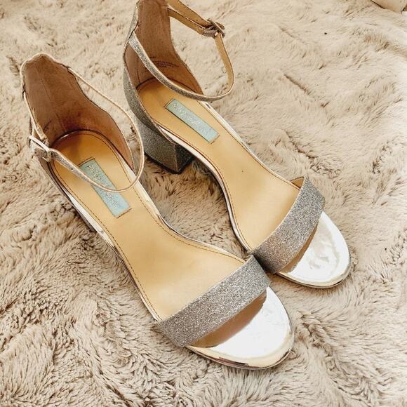 BETSEY JOHNSON WOMENTS MIRI OPEN TOE SPECIAL OCCASION OPEN STRAP SIZE 8.5 - Picture 4 of 13